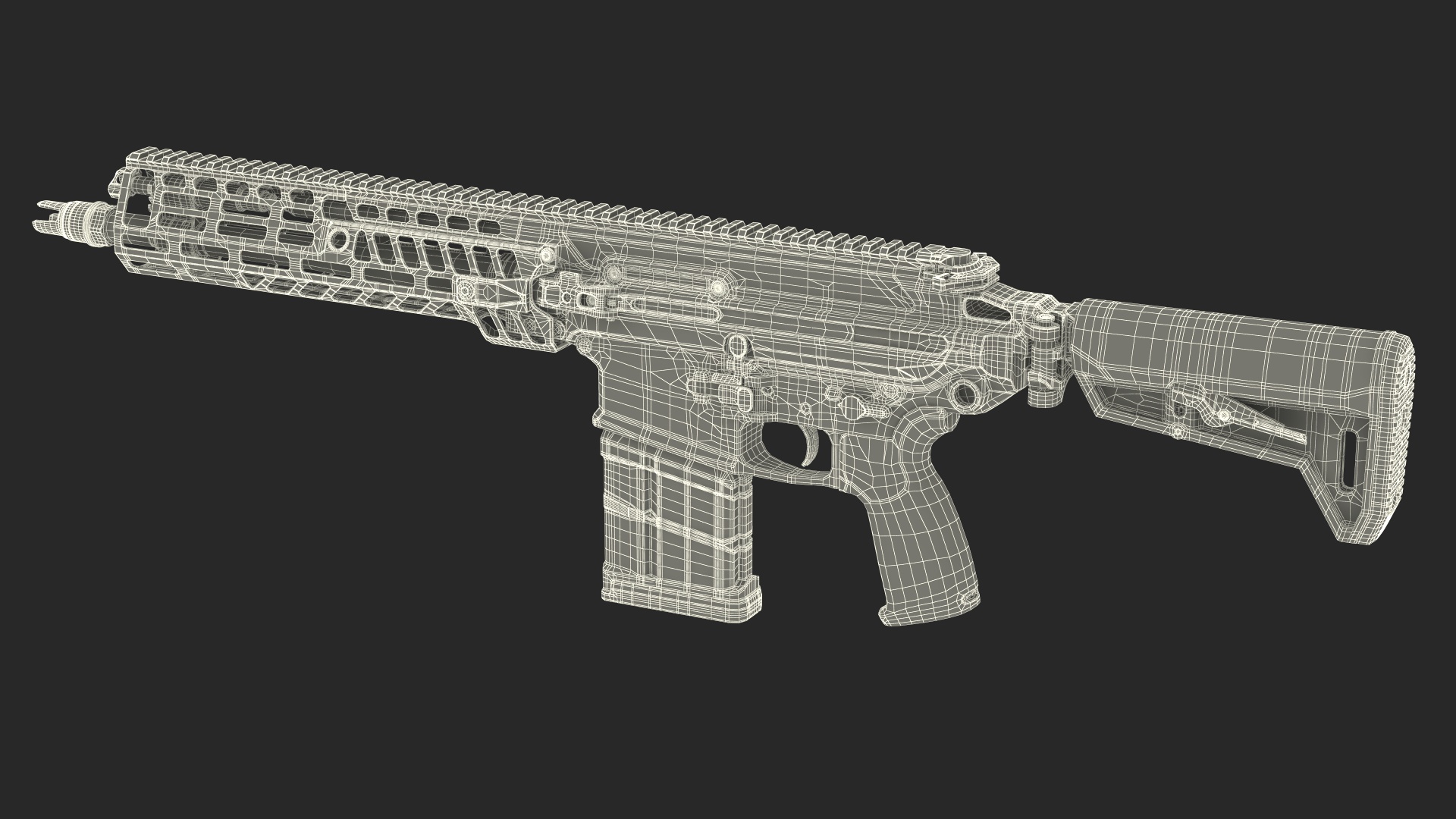 SIG Sauer XM7 Assault Rifle 3D