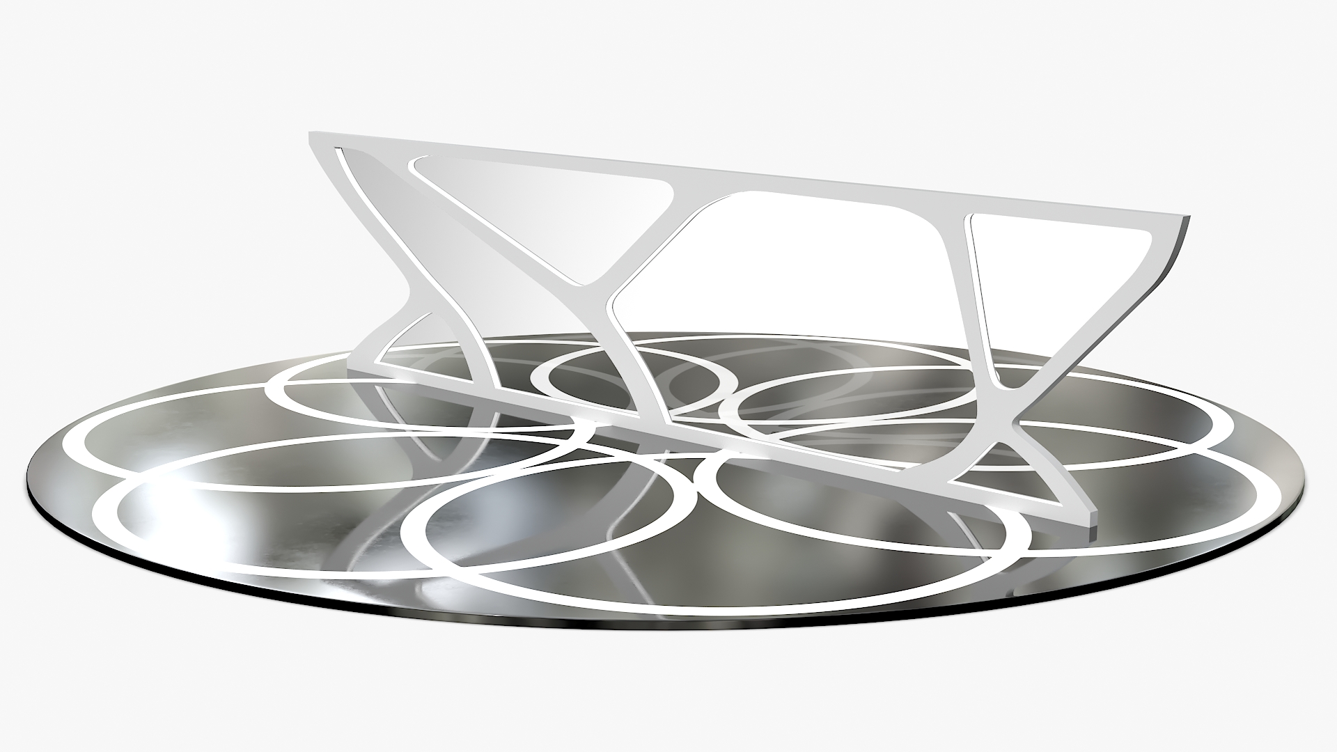 3D model Futuristic Conference Room Interior