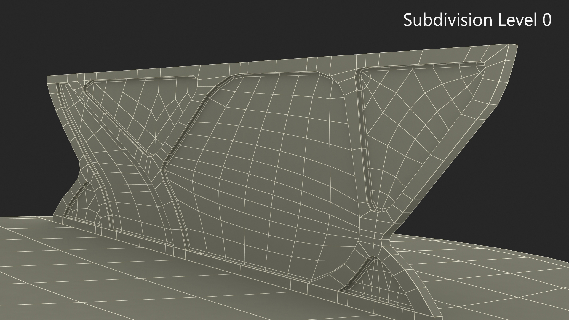 3D model Futuristic Conference Room Interior