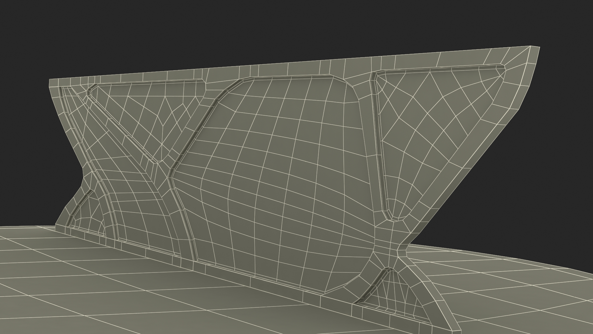 3D model Futuristic Conference Room Interior