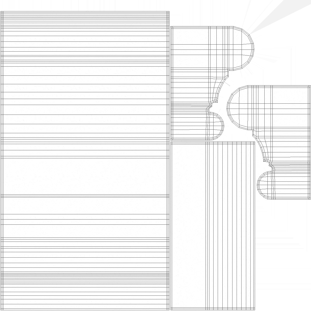 3D Architectural Molding Gypsum Type 23