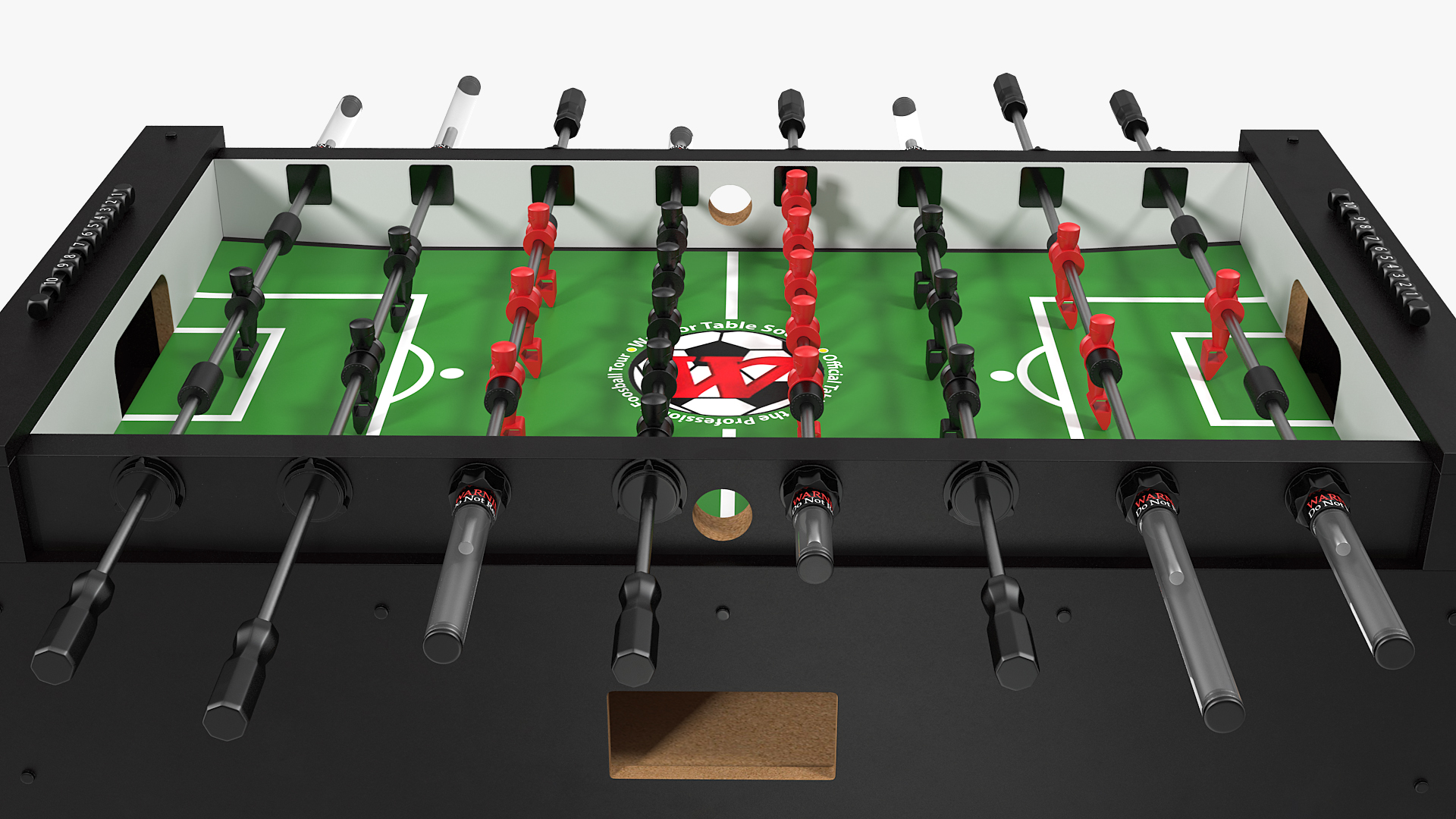 Warrior Table Soccer Pro Foosball Table 3D model