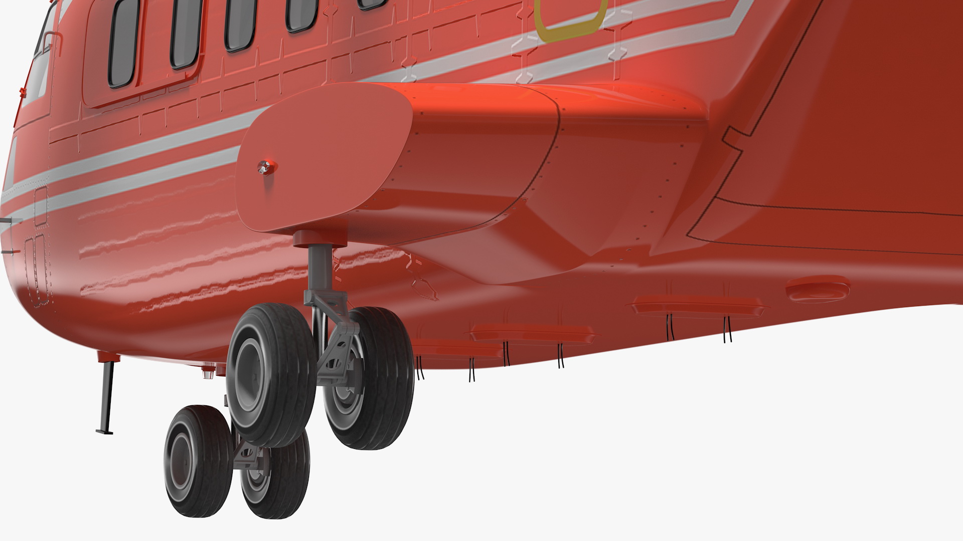 Avicopter AC313 Fire Attack Helicopter Rigged for Maya 3D model