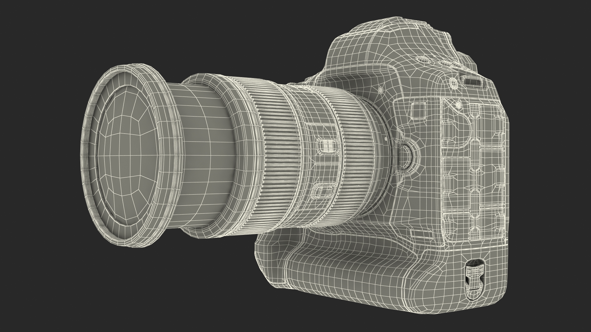 3D Digital Single Lens Reflex Camera with Zoom model
