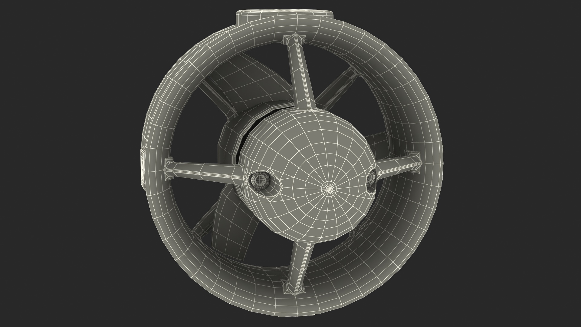 3D model Underwater Thruster Motor Propeller