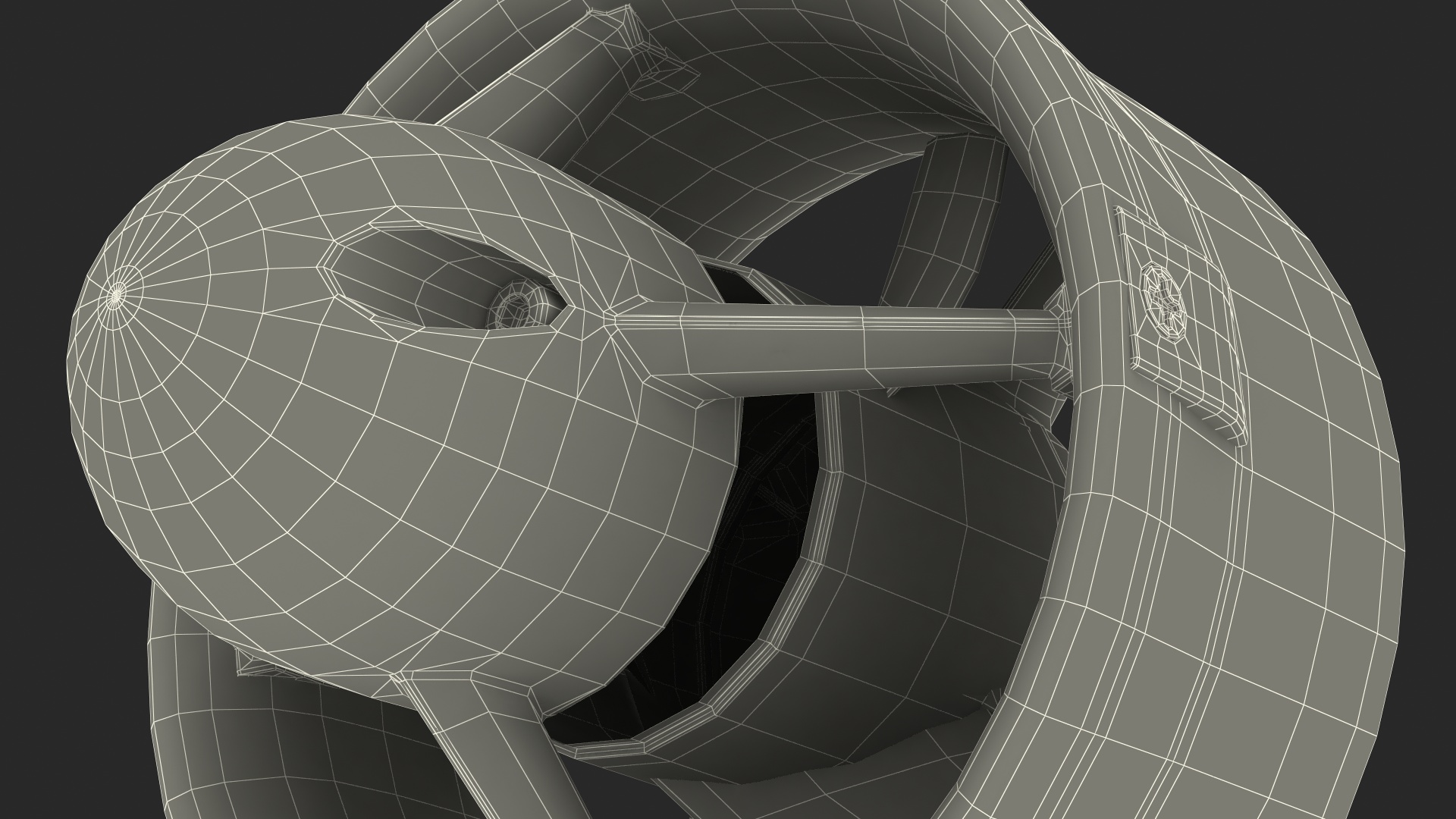 3D model Underwater Thruster Motor Propeller