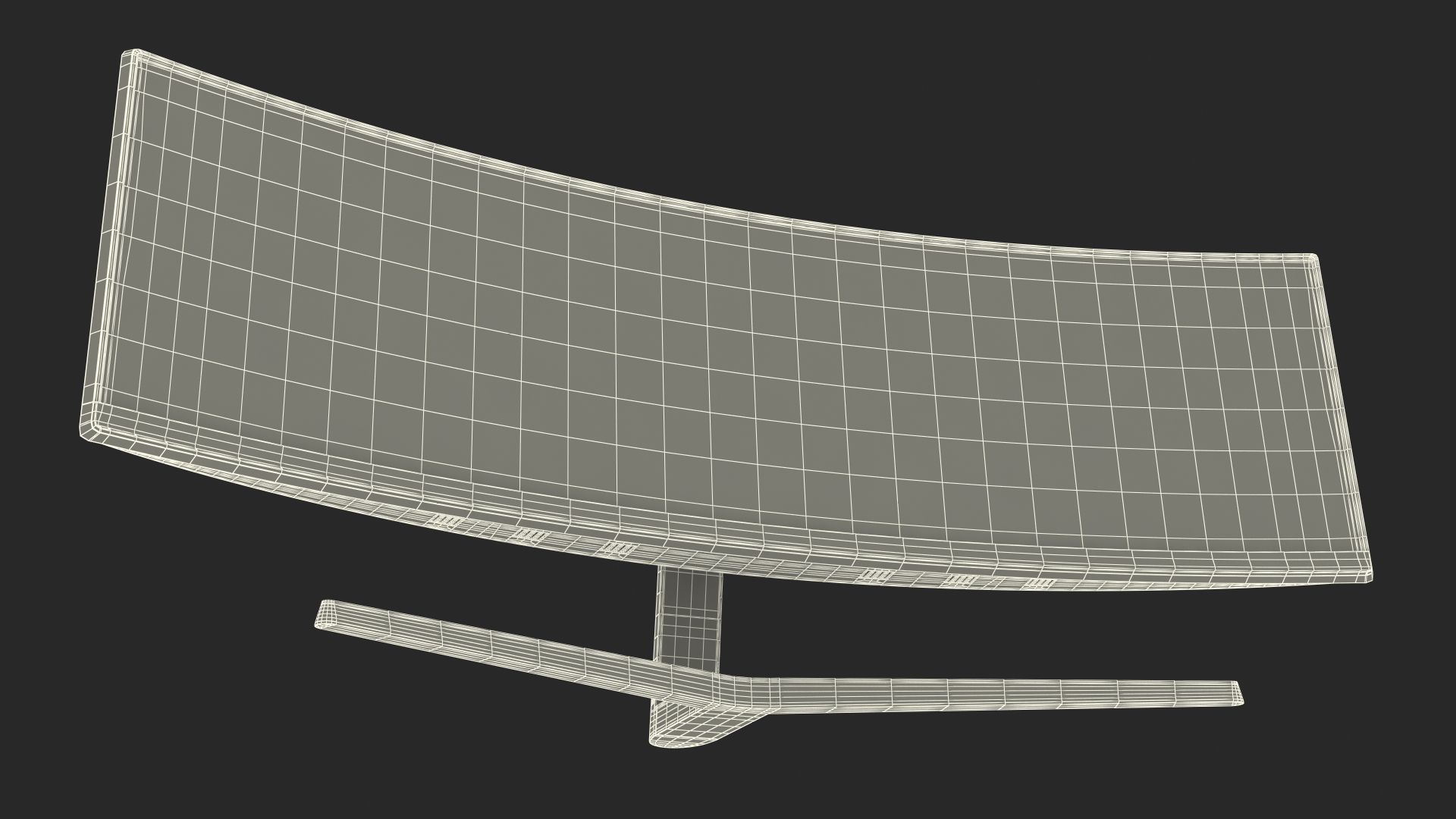 QLED Gaming Monitor 3D model