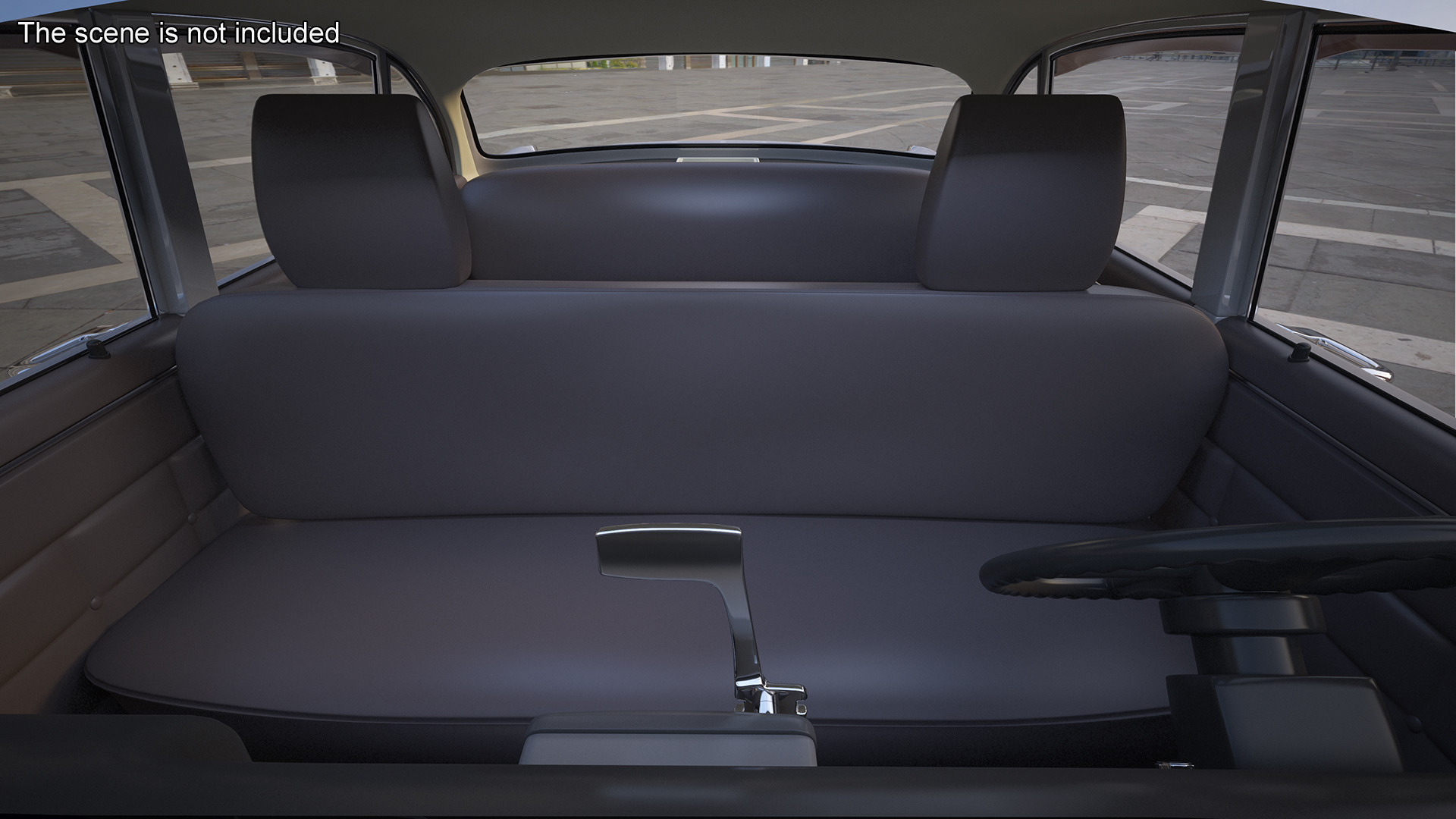 3D model Vintage Checker Marathon Simple Interior