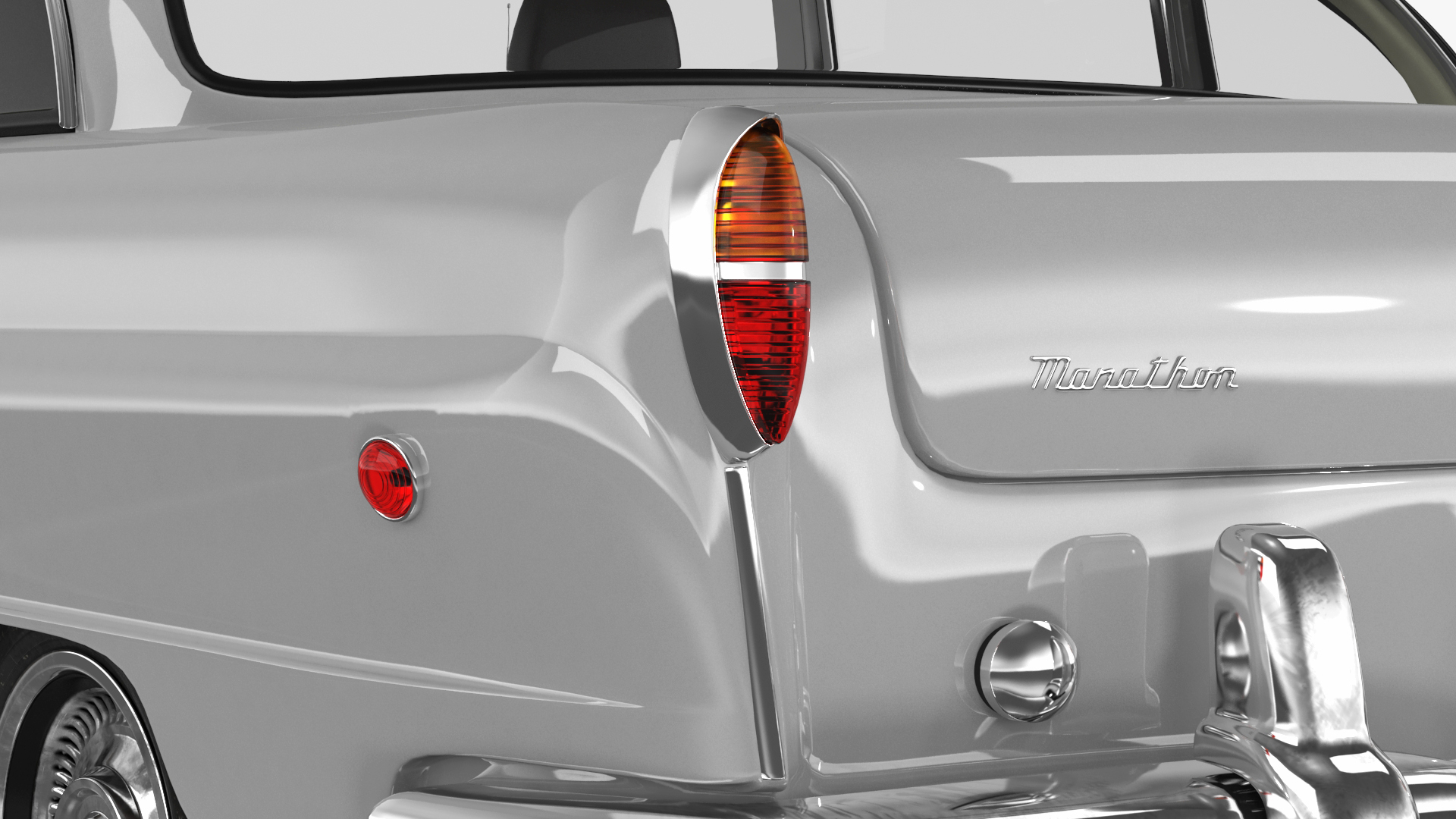 3D model Vintage Checker Marathon Simple Interior