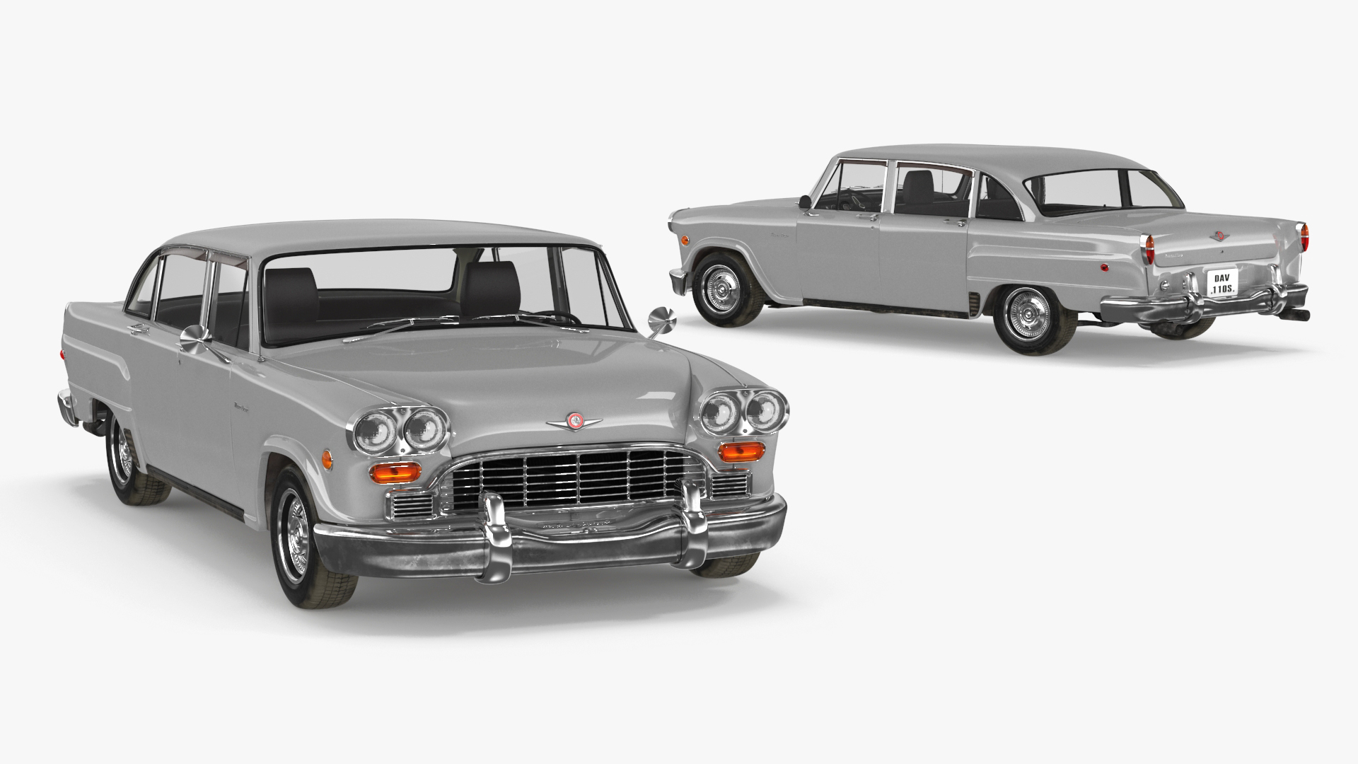 3D model Vintage Checker Marathon Simple Interior