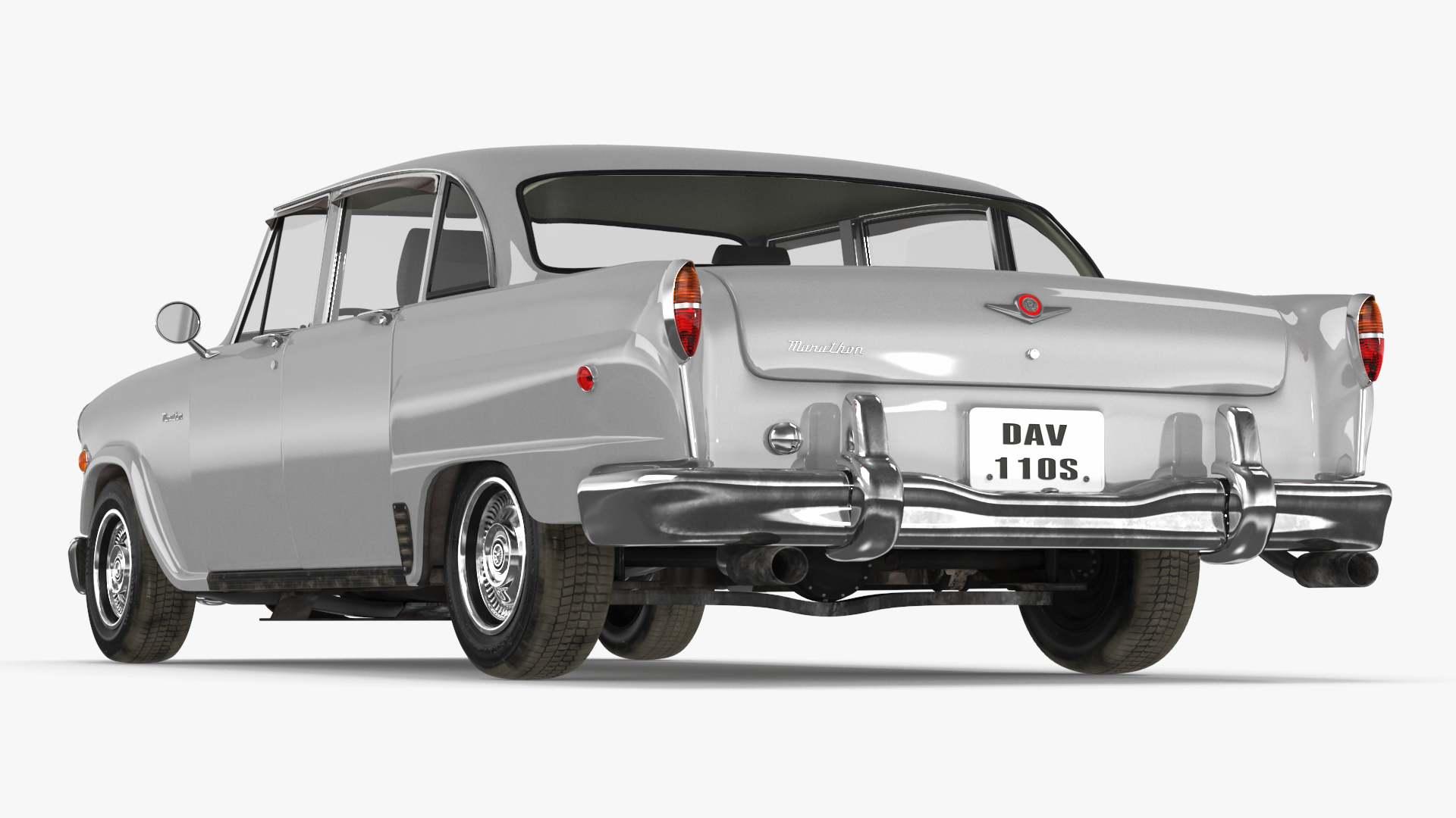3D model Vintage Checker Marathon Simple Interior
