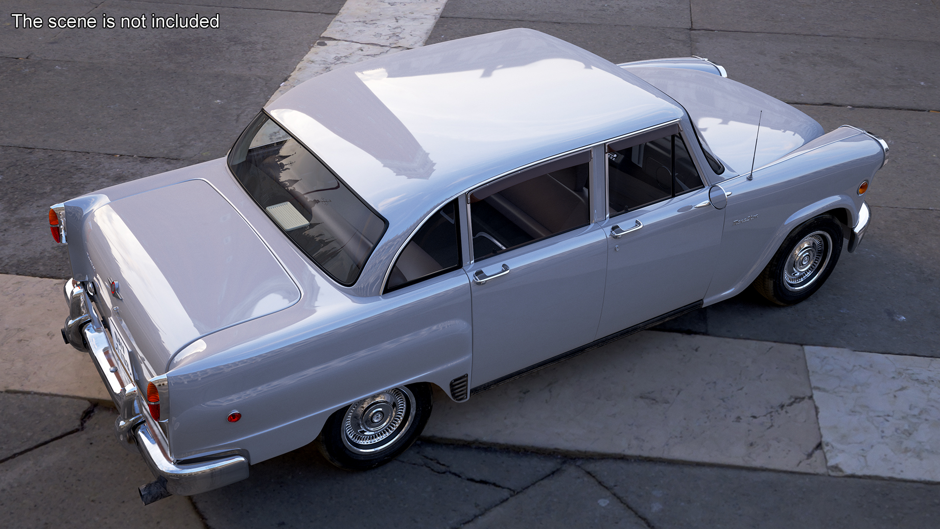 3D model Vintage Checker Marathon Simple Interior