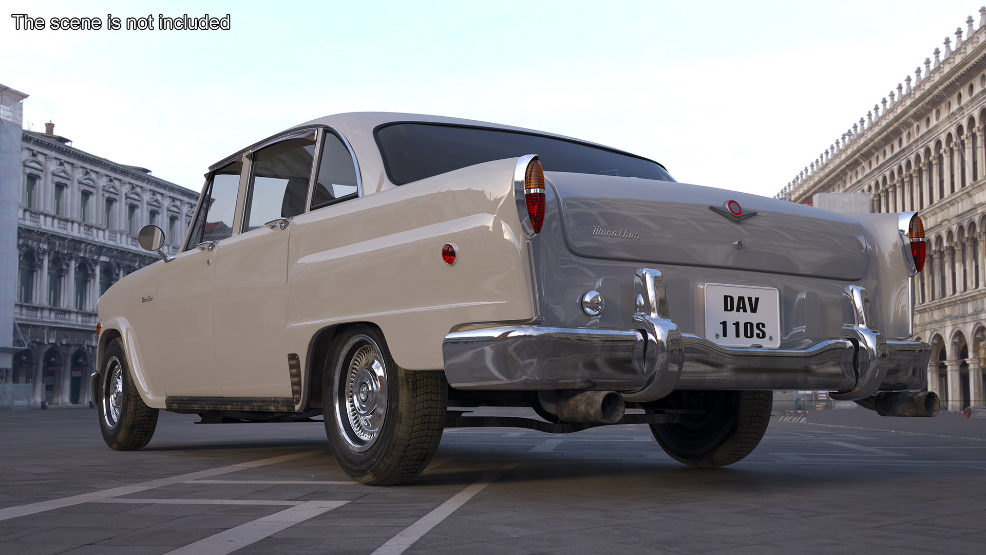 3D model Vintage Checker Marathon Simple Interior