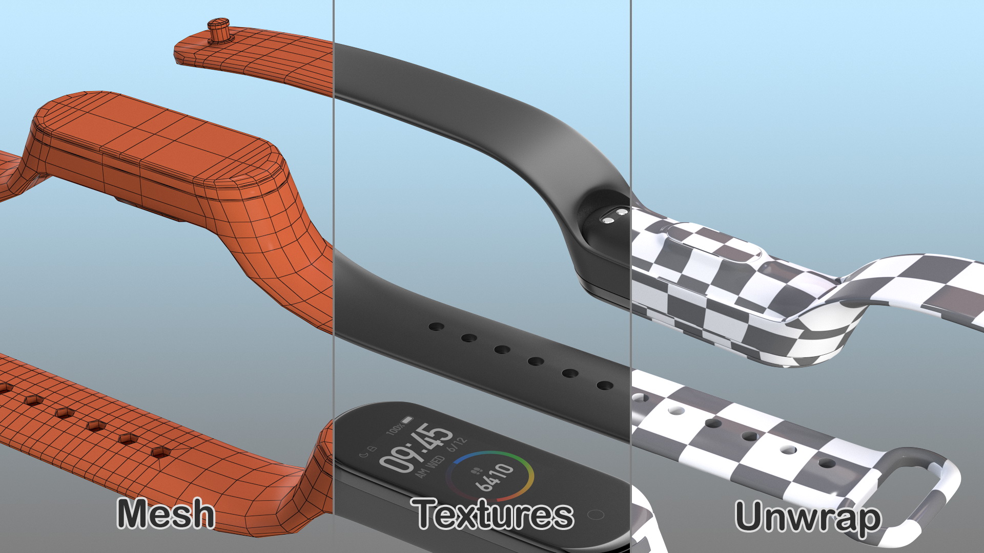 Xiaomi Mi Band 4 Unfastened 3D
