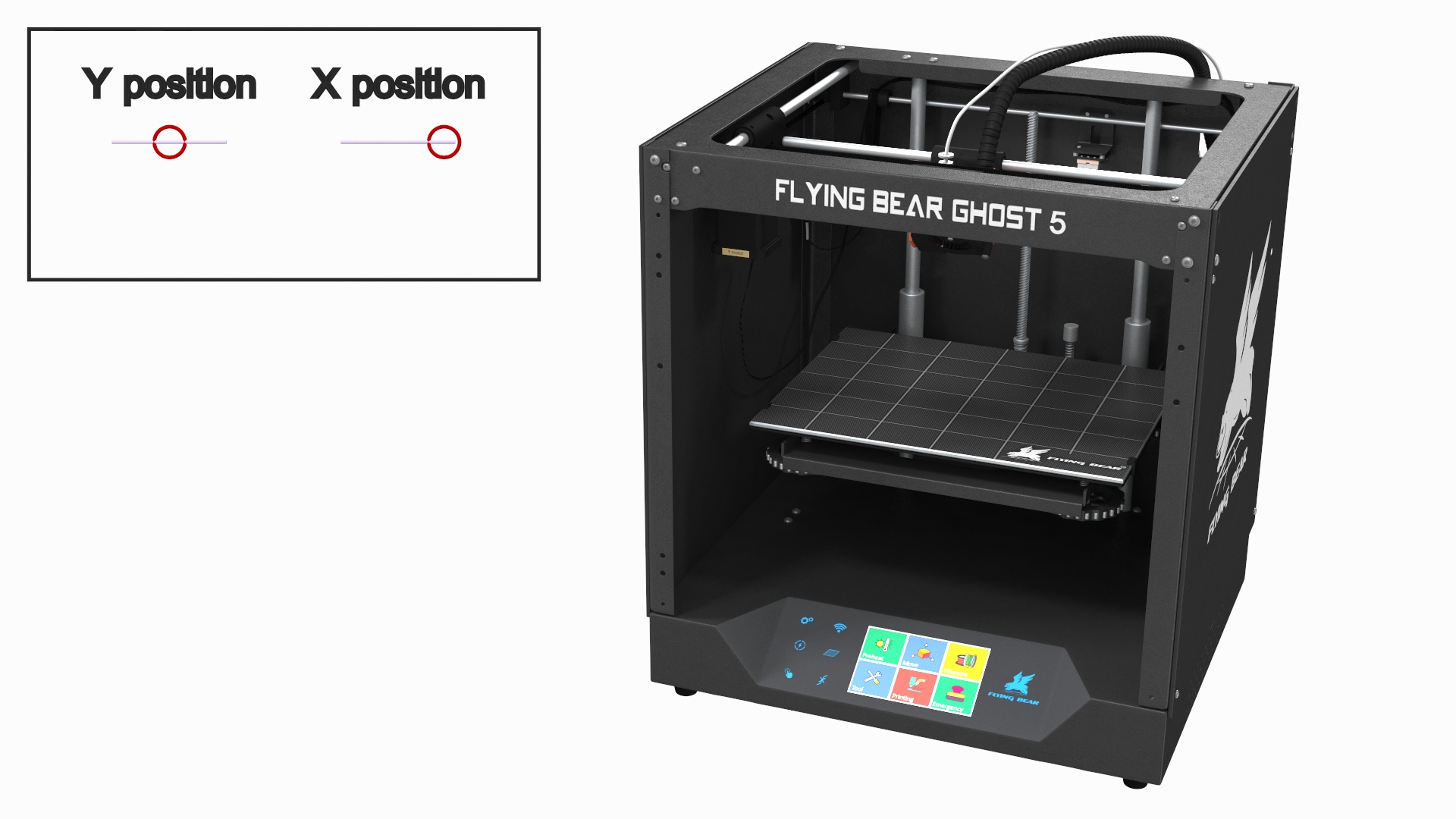 Flying Bear Ghost 5 3D Printer Rigged 3D