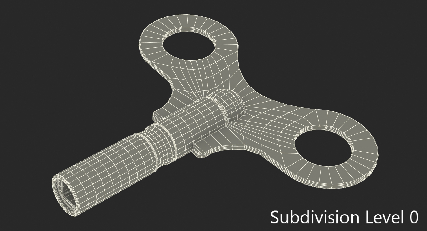 3D model Windup Key