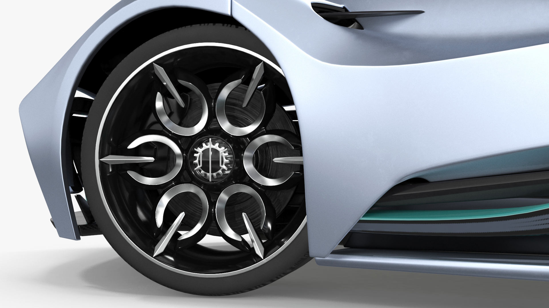 3D Hypercar Hyperion XP-1 Rigged for Maya model