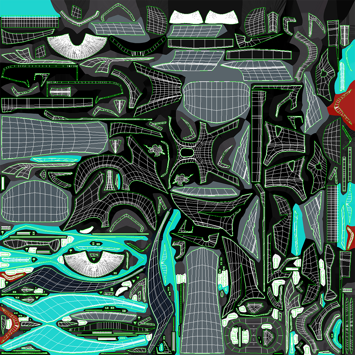 3D Hypercar Hyperion XP-1 Rigged for Maya model