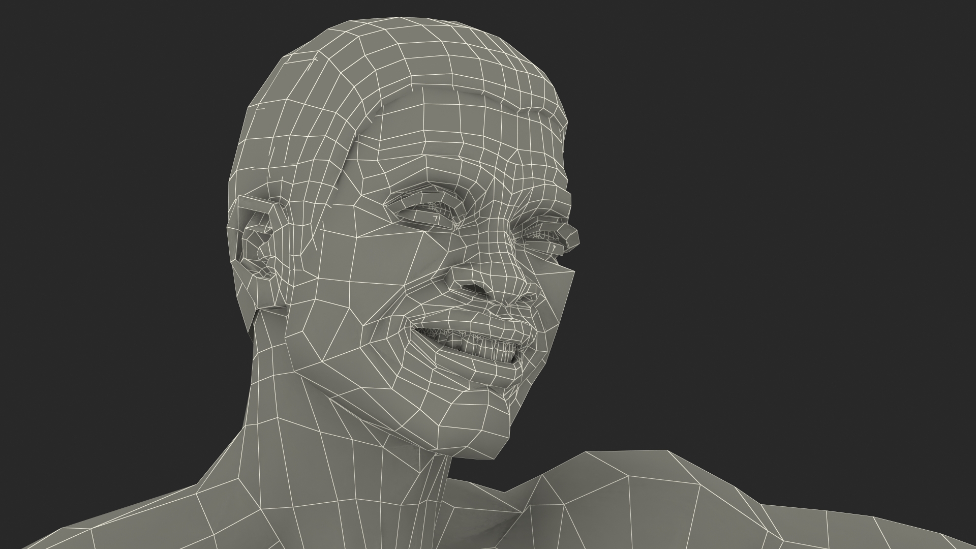 3D Light Skin Black Man Sitting Pose model