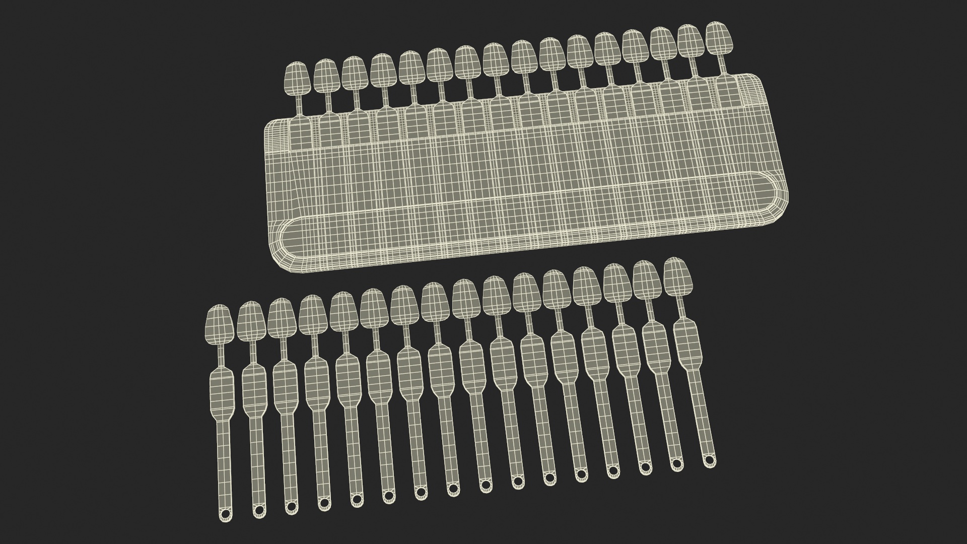 VITA Classical A1-D4 Shade Guide 3D