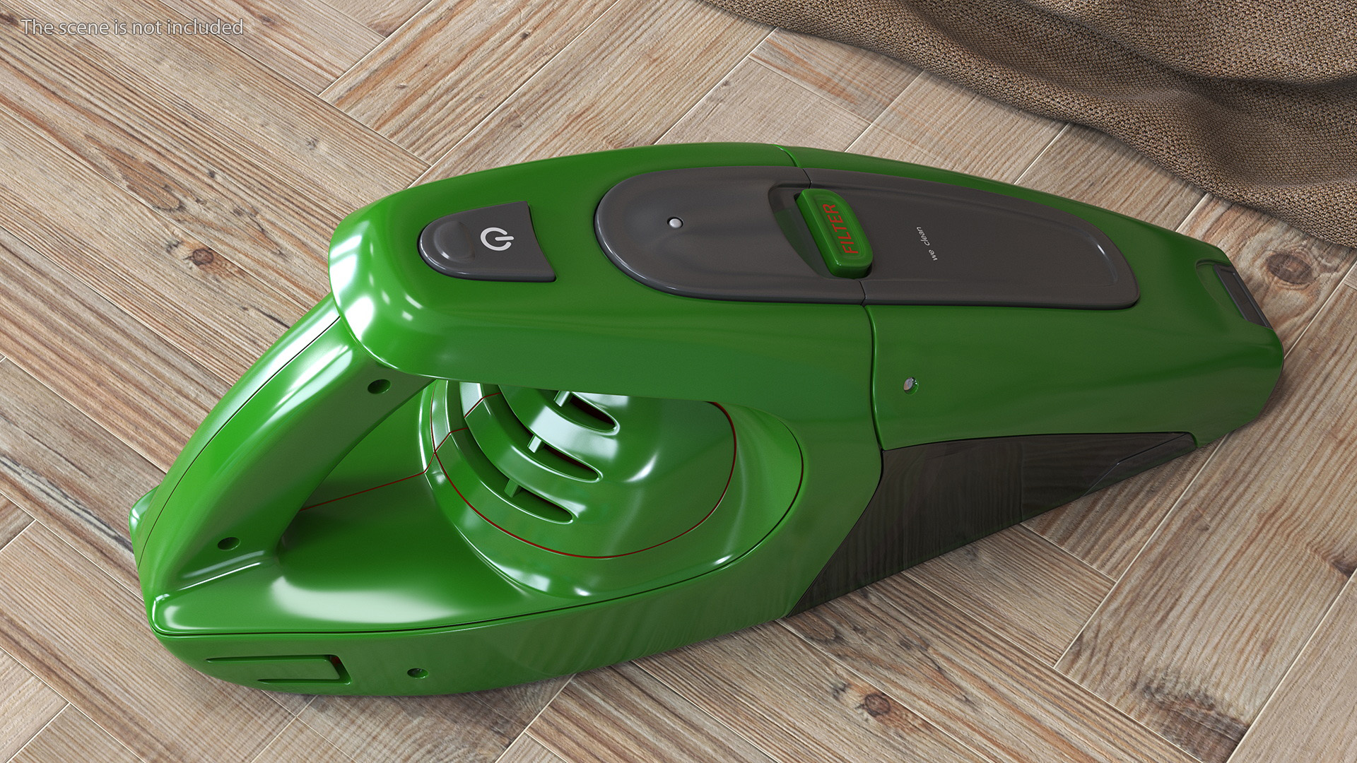 Powerful Hand-Held Cordless Vacuum Cleaner 3D