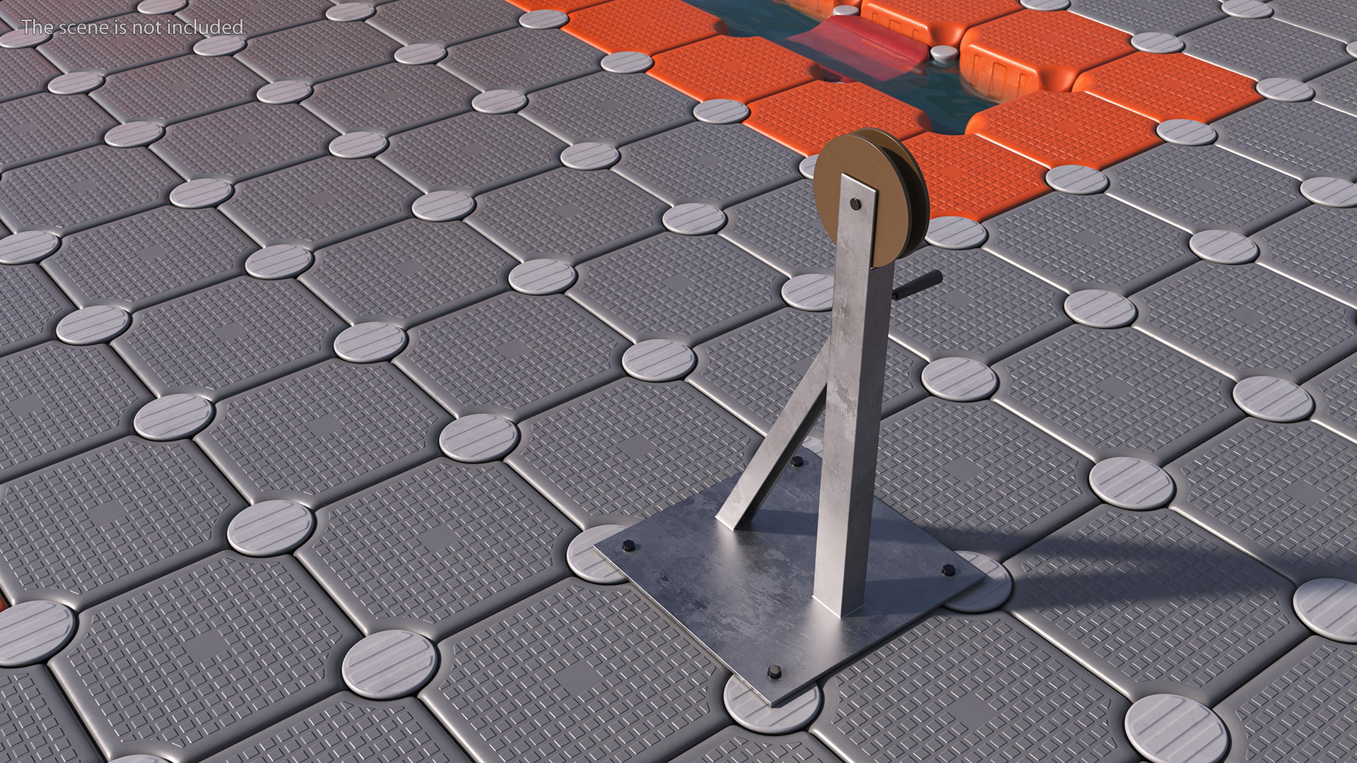 Hand Anchor Winch 3D