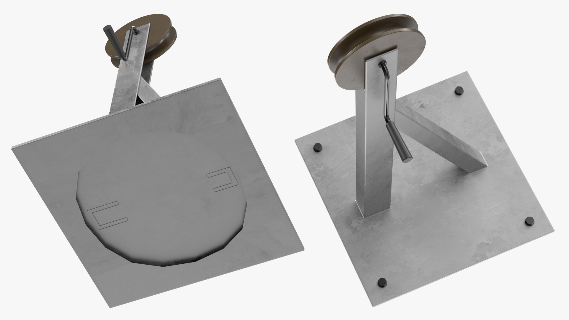 Hand Anchor Winch 3D