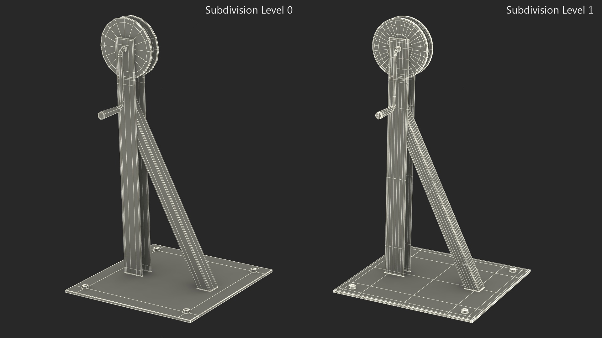 Hand Anchor Winch 3D
