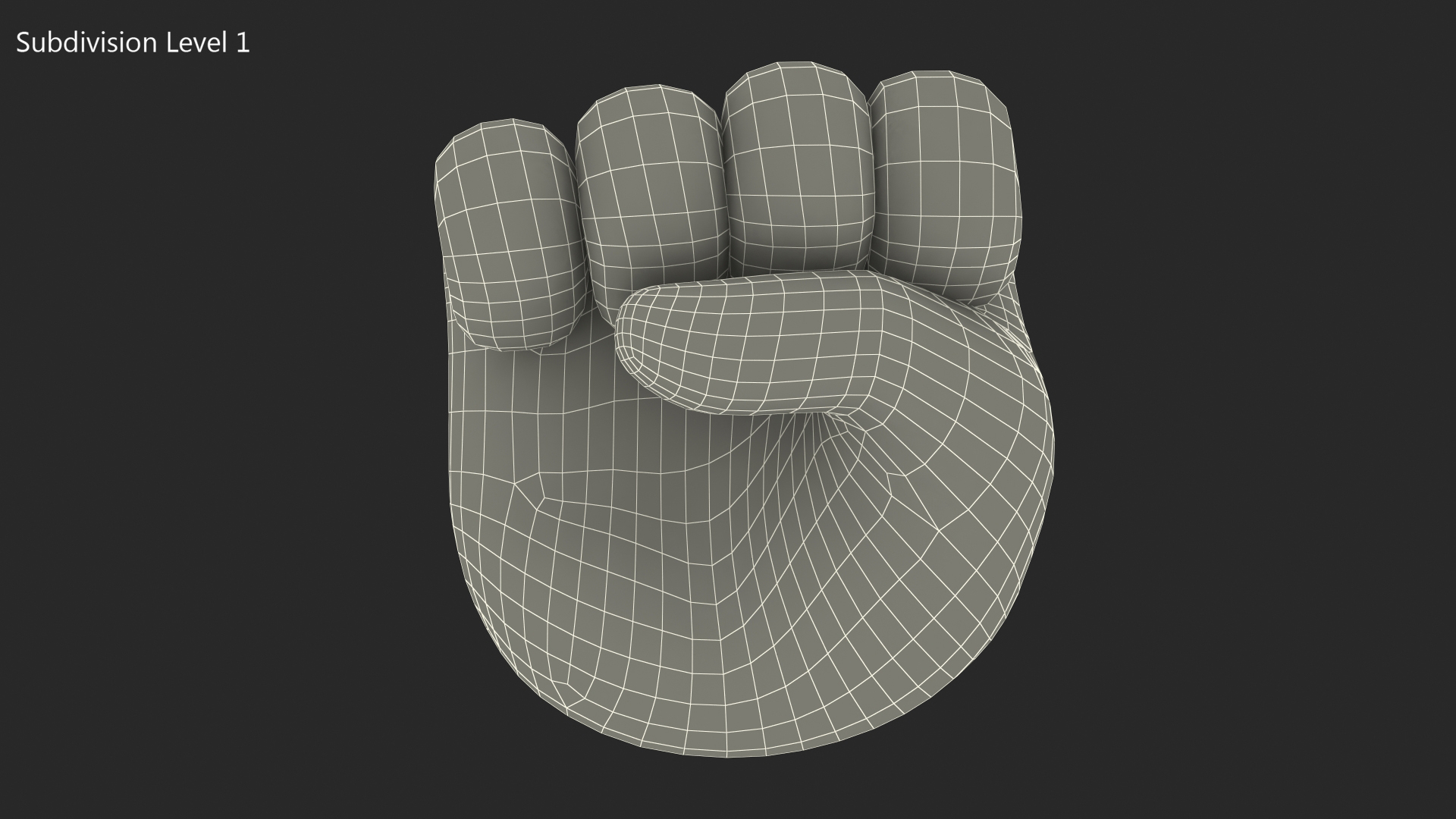 Raised Fist Emoji 3D
