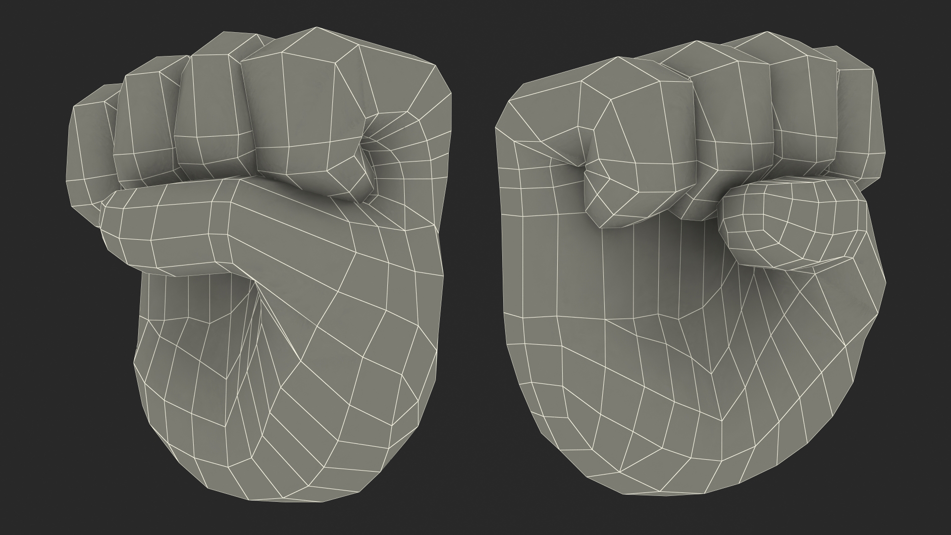 Raised Fist Emoji 3D