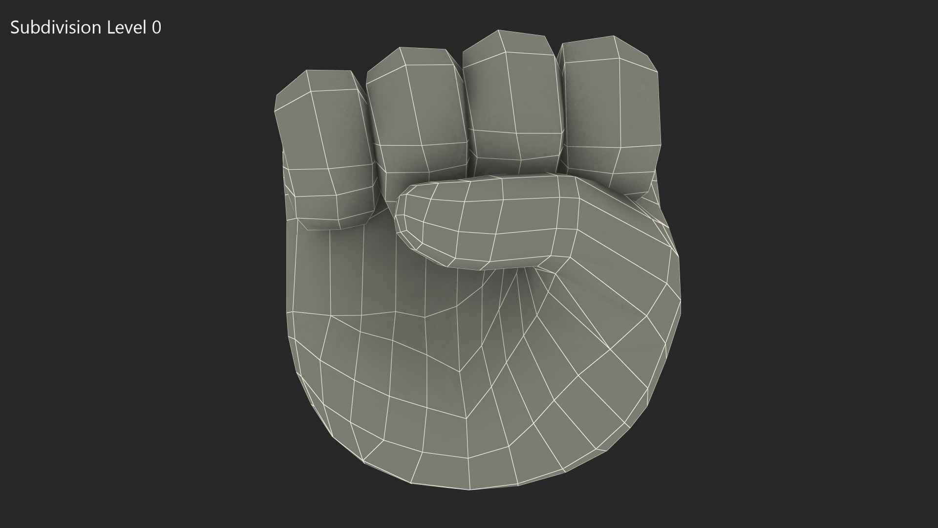 Raised Fist Emoji 3D