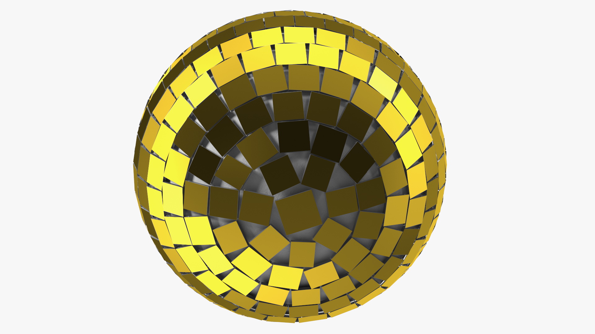 3D Discoball for Christmas Tree Gold model
