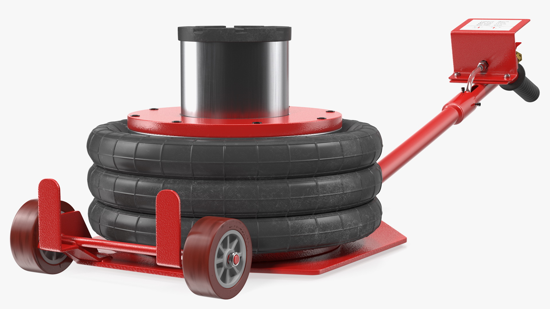 3D Pneumatic Car Jack 3 Ton Rigged