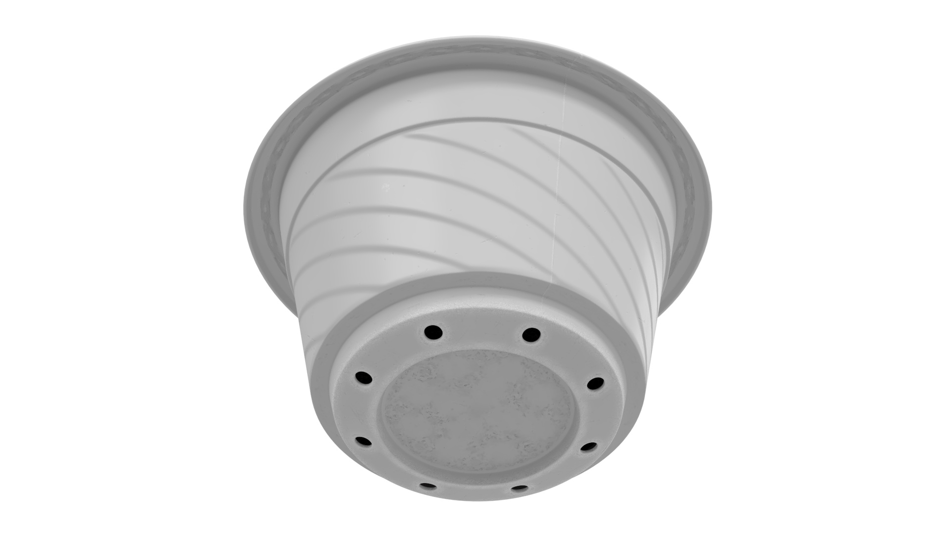 Plant Pot with Soil 3D model