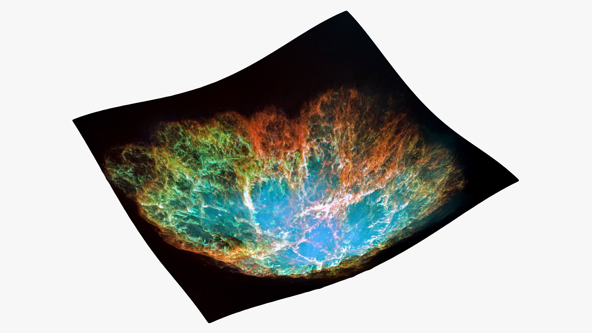 Supernova Remnant Nebula 3D model