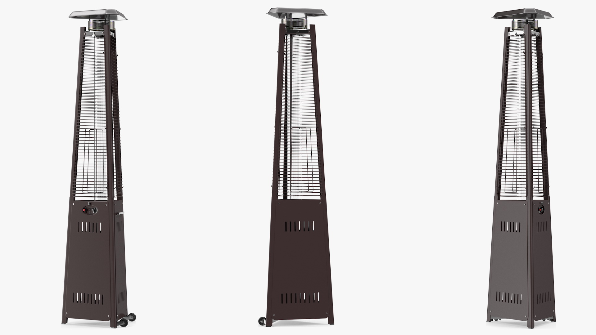 Pyramid Carillon Patio Heater 3D model
