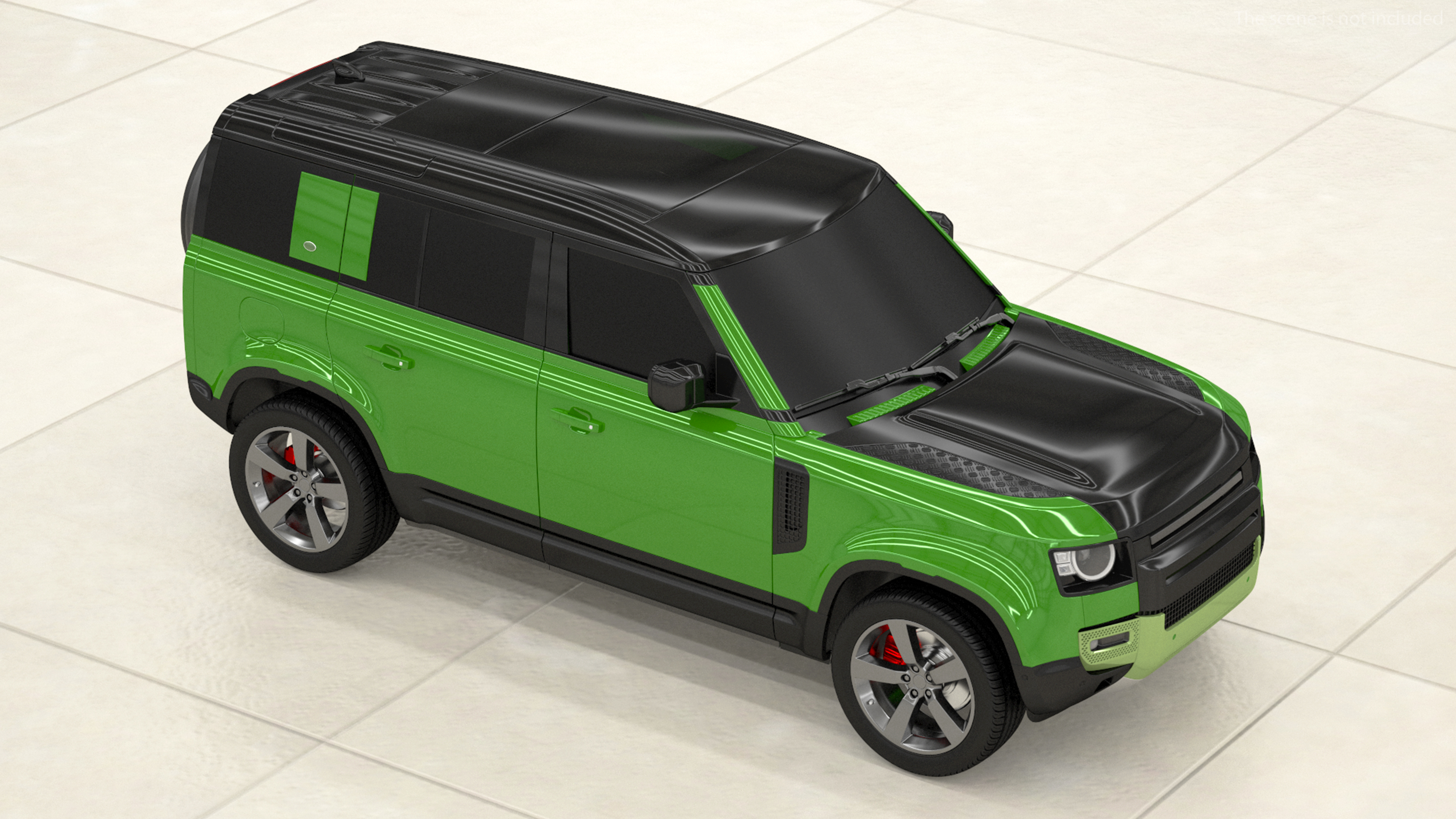Comfortable SUV Exterior Only 3D model