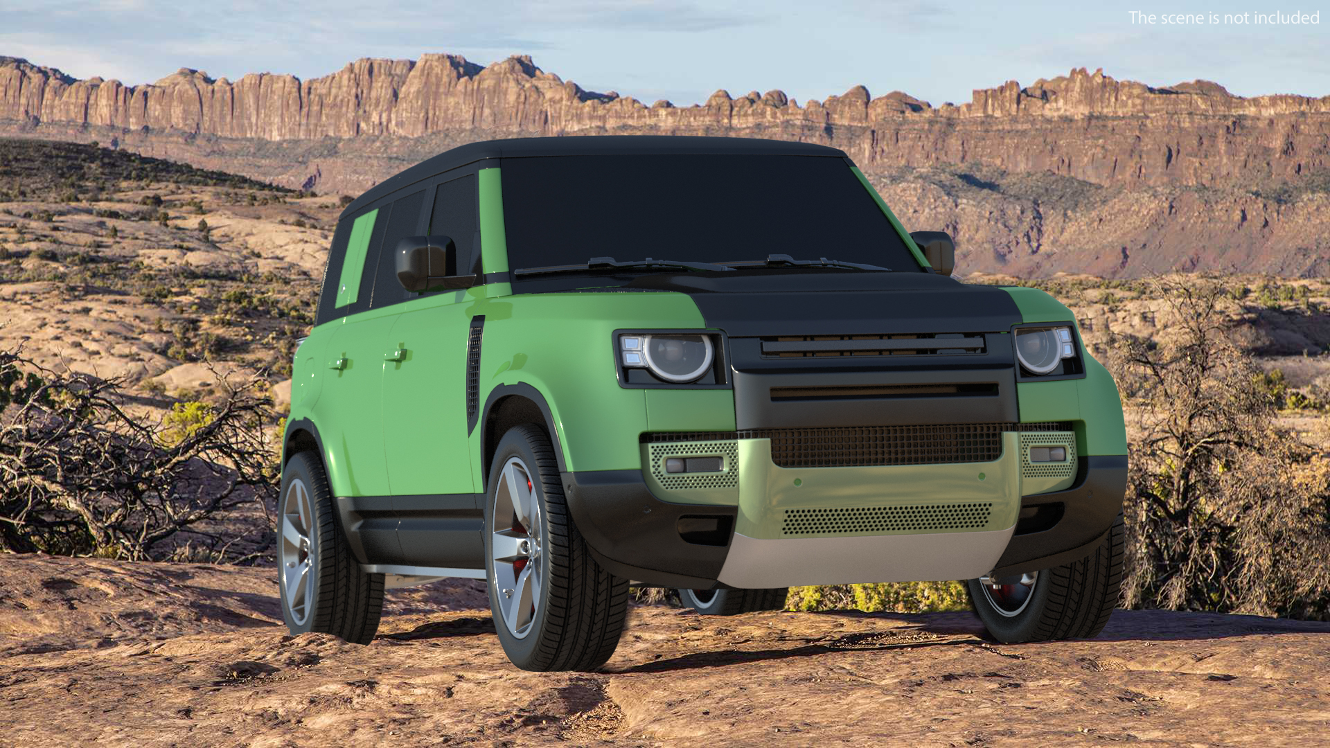 Comfortable SUV Exterior Only 3D model