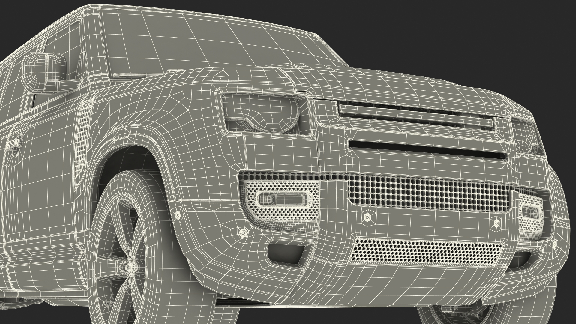 Comfortable SUV Exterior Only 3D model