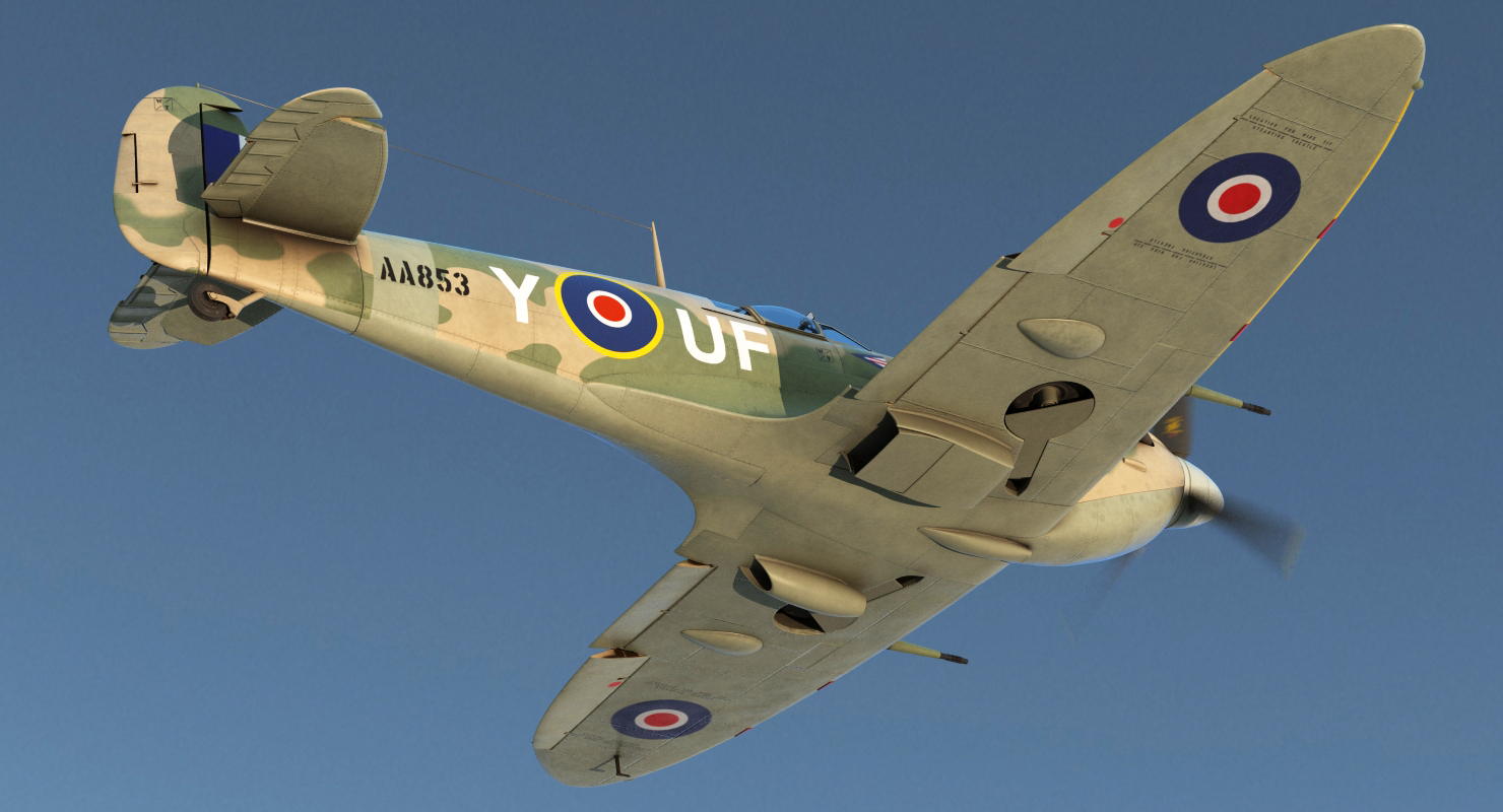 3D model Supermarine Spitfire