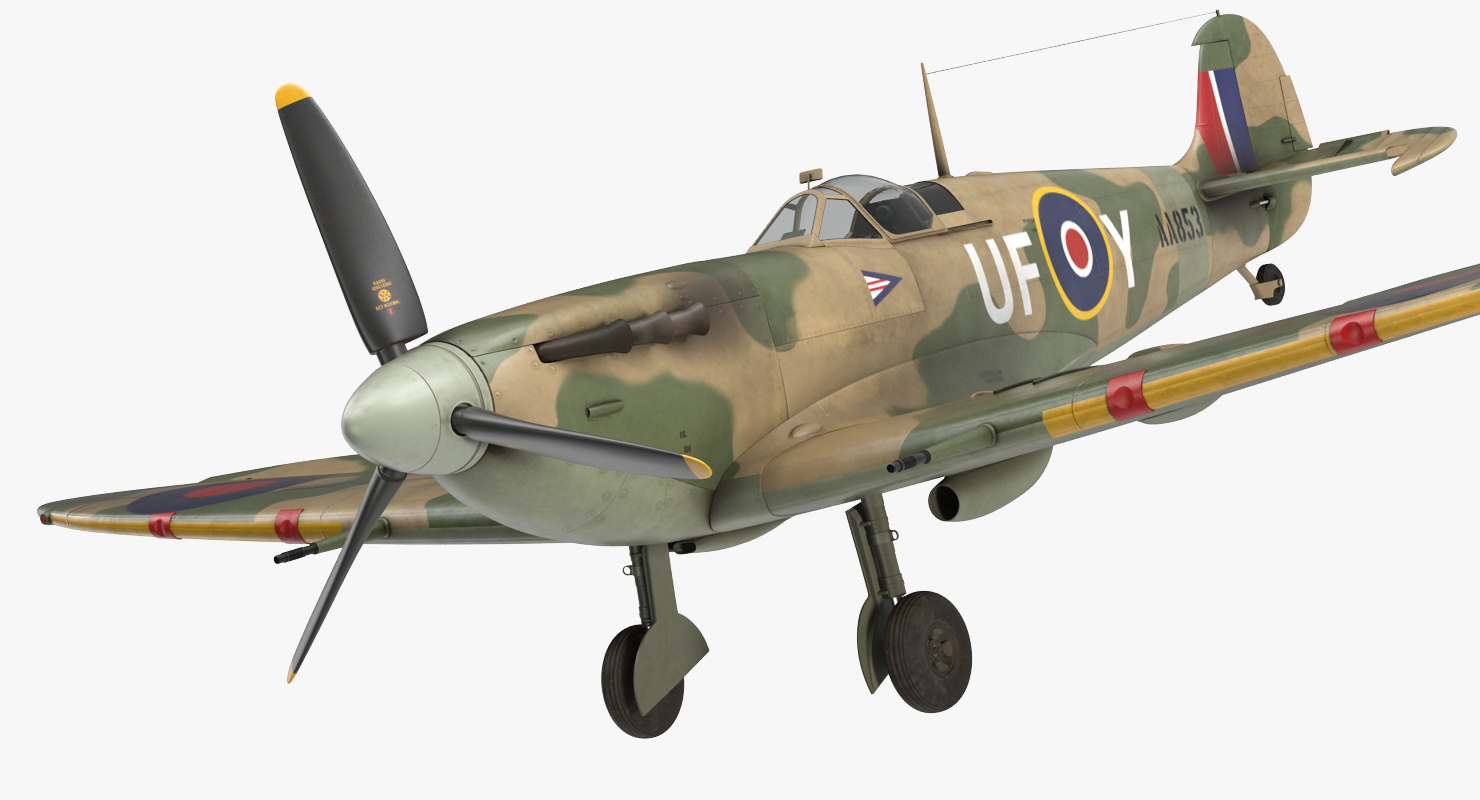 3D model Supermarine Spitfire