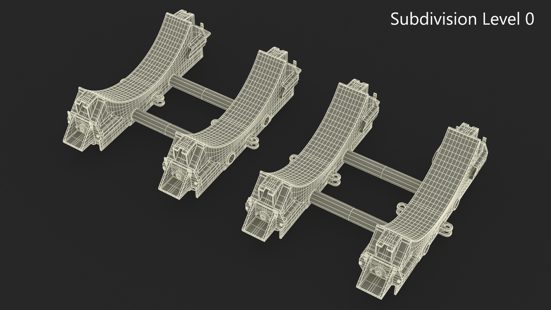 3D model Shipping Trolley for Bomb