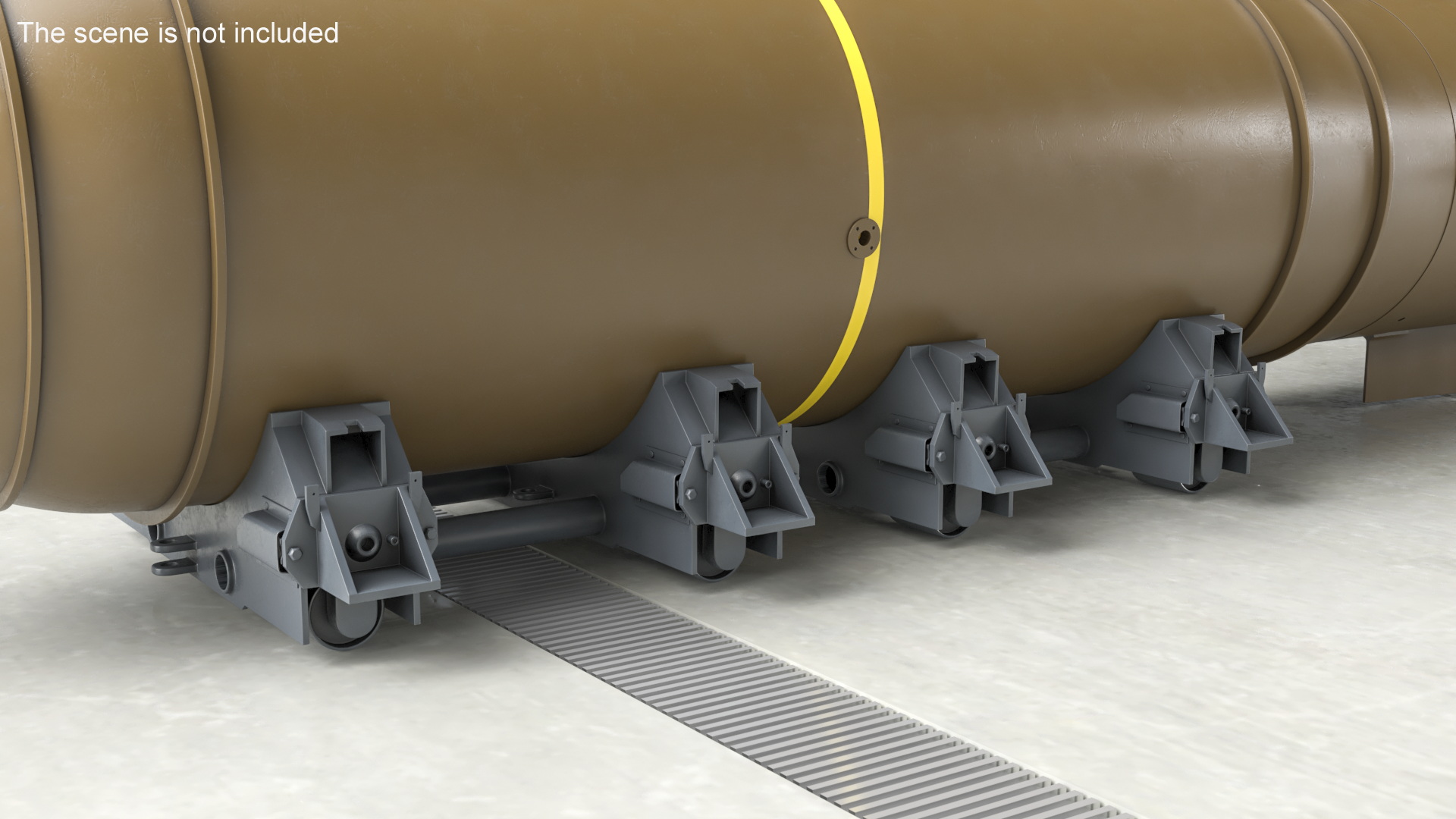 3D model Shipping Trolley for Bomb
