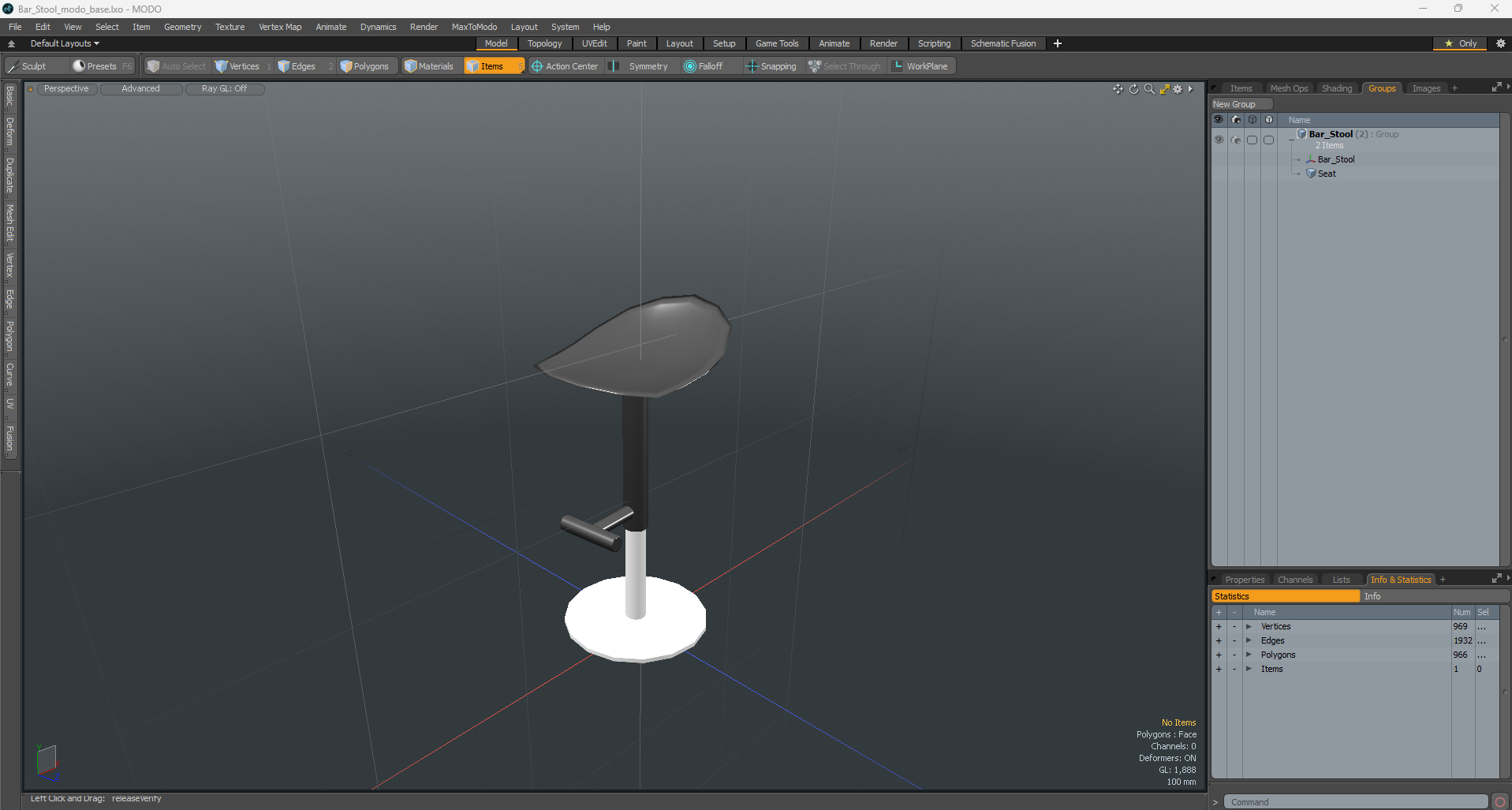 Bar Stool 3D model