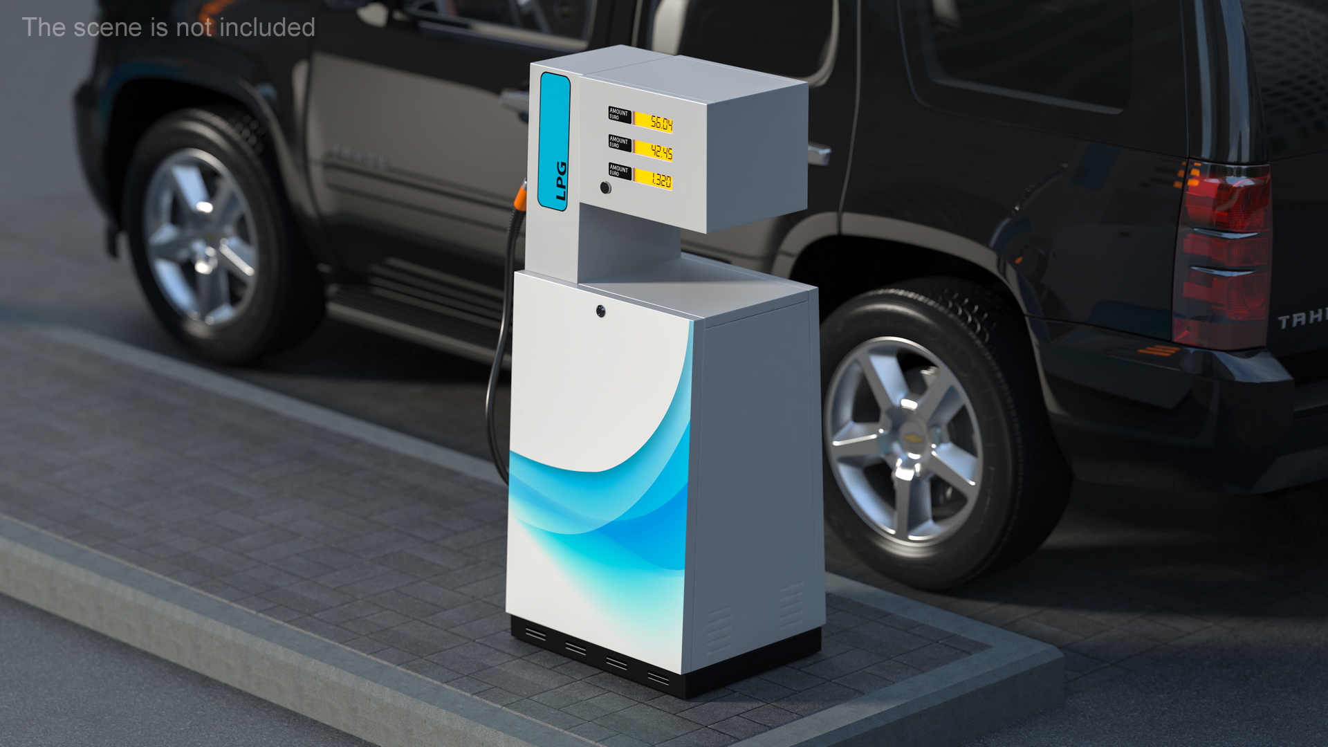 3D LPG Dispenser h1400mm