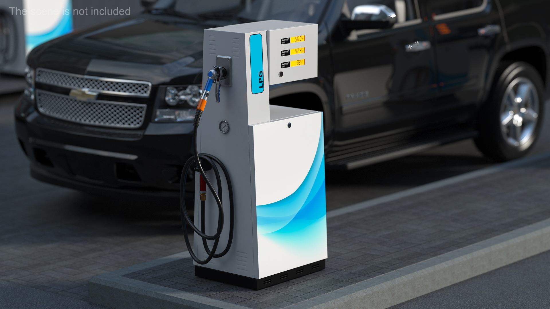 3D LPG Dispenser h1400mm