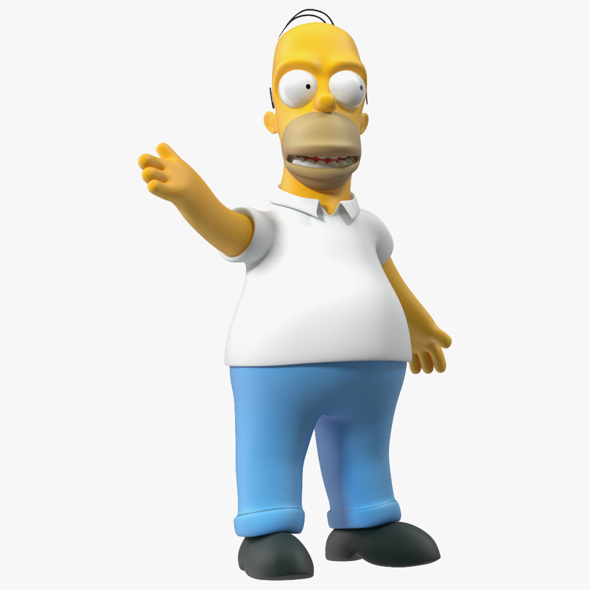 Homer Simpson Rigged for Maya 3D model