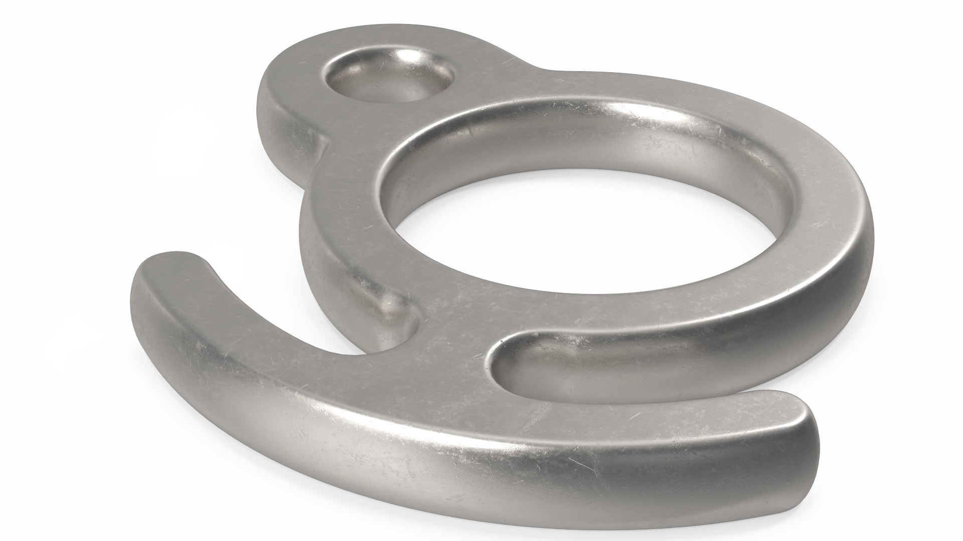 Steel Climbing Descender 3D model