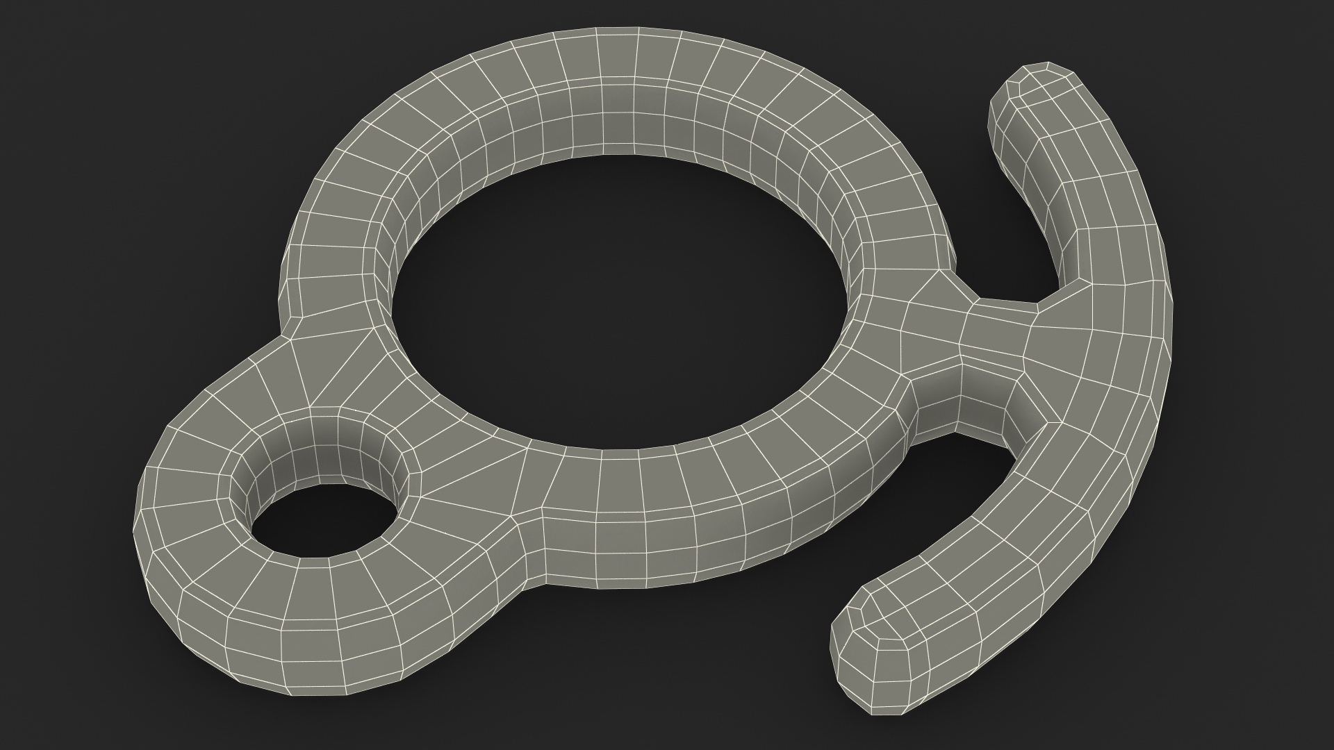 Steel Climbing Descender 3D model