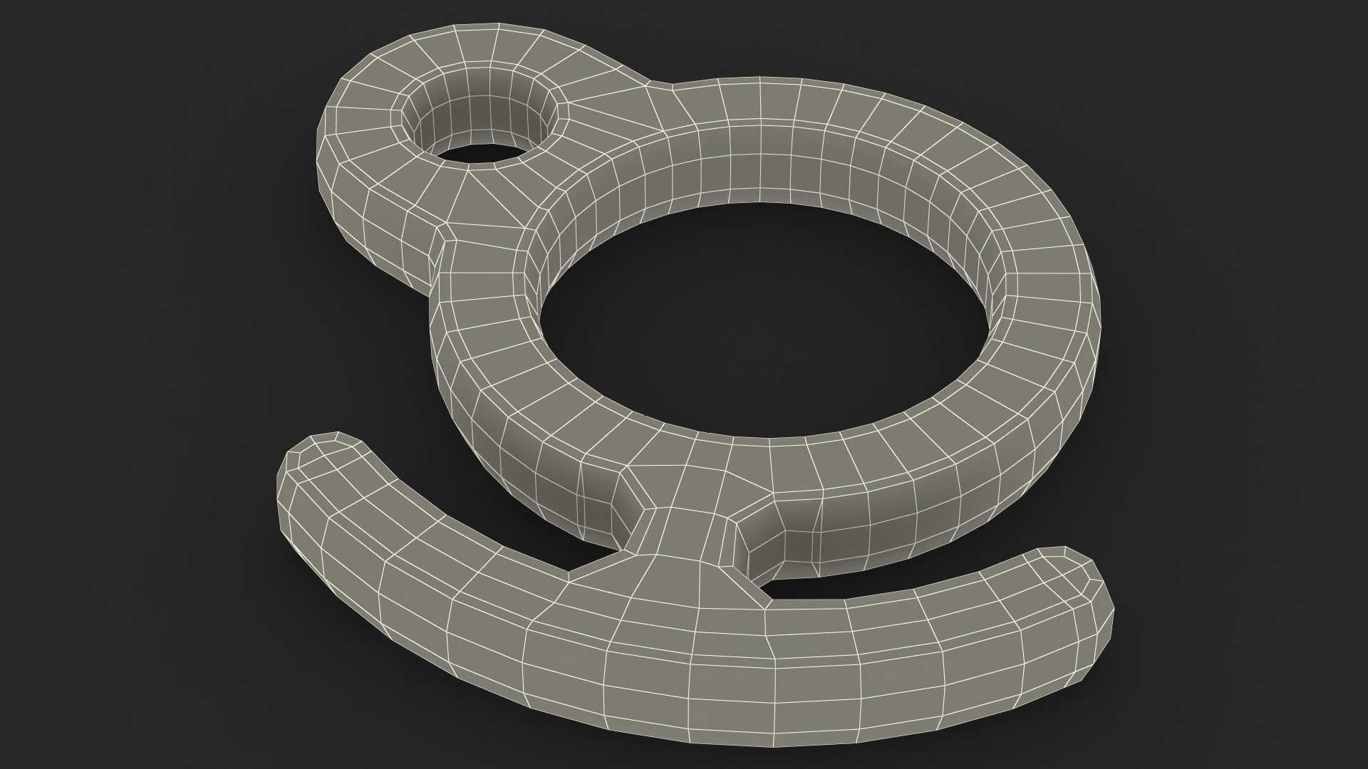 Steel Climbing Descender 3D model